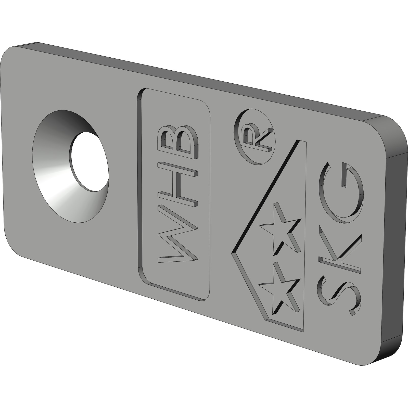 Winkhaus Stulpplatte SKG-2 WHB SL