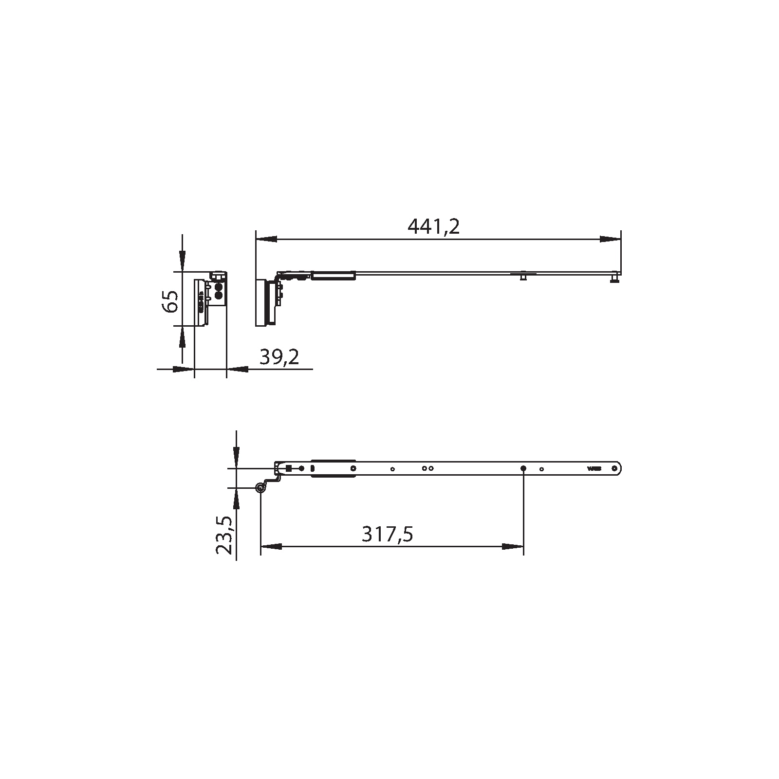Winkhaus Schere SK2.PAD.18-13.LS