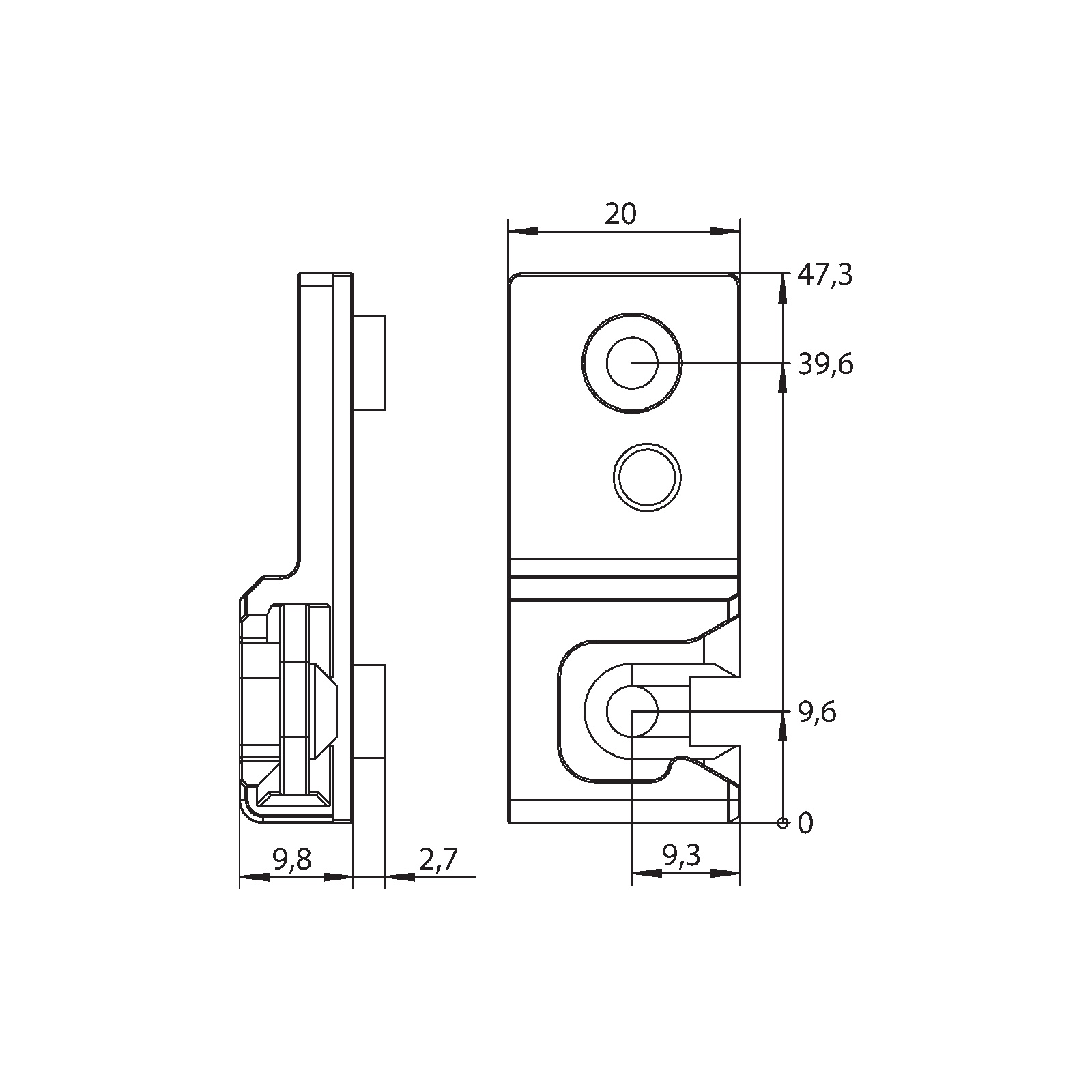 Winkhaus Adapterplatte AP.A.IF.10-14.RS