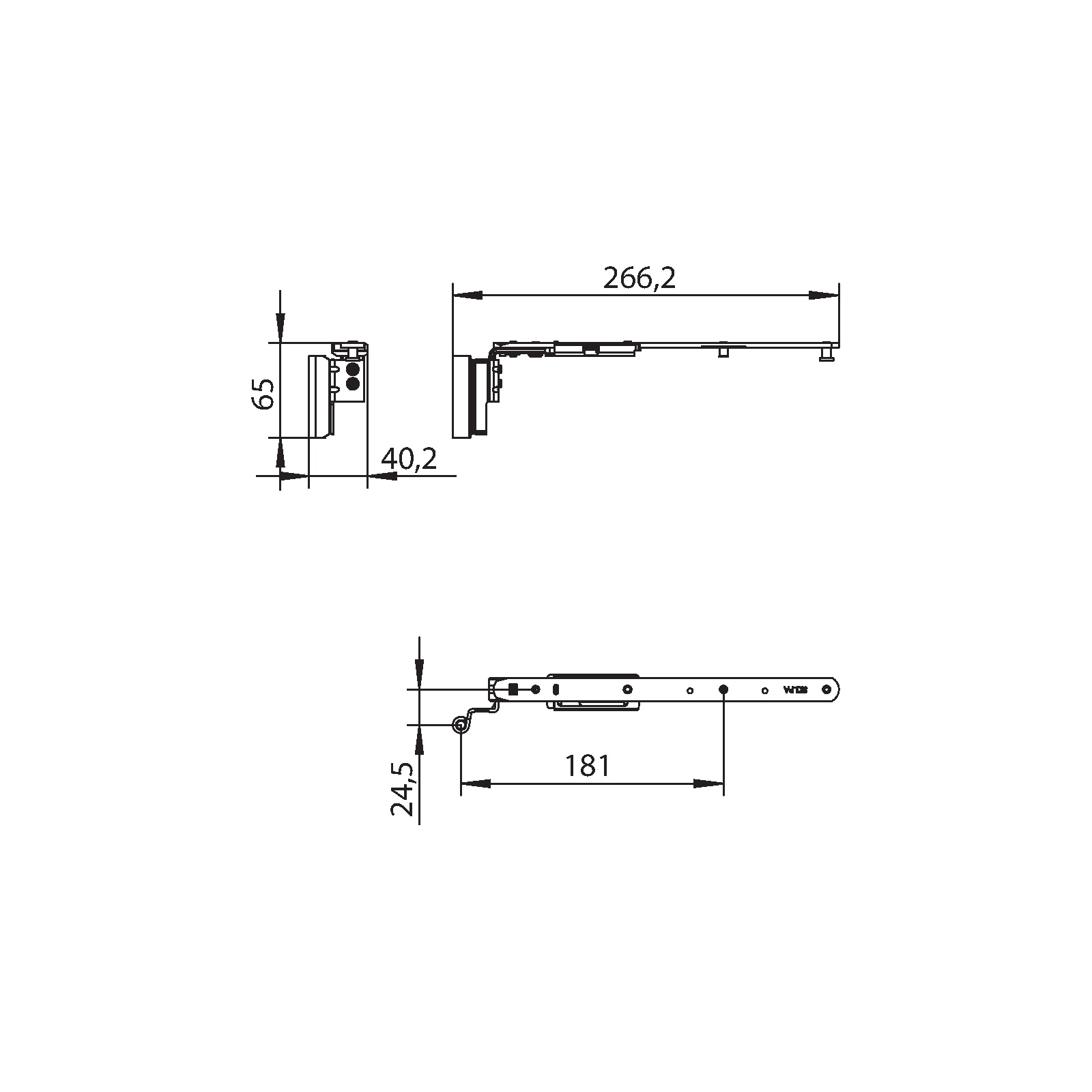 Winkhaus Schere SC1.PA.20-13.LS.F9