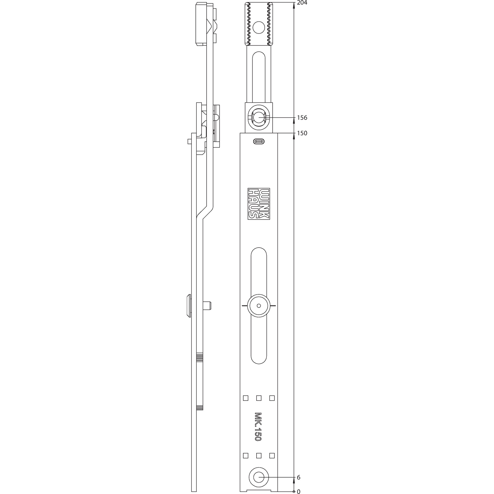 Winkhaus Mittenverriegelung MK.150-0