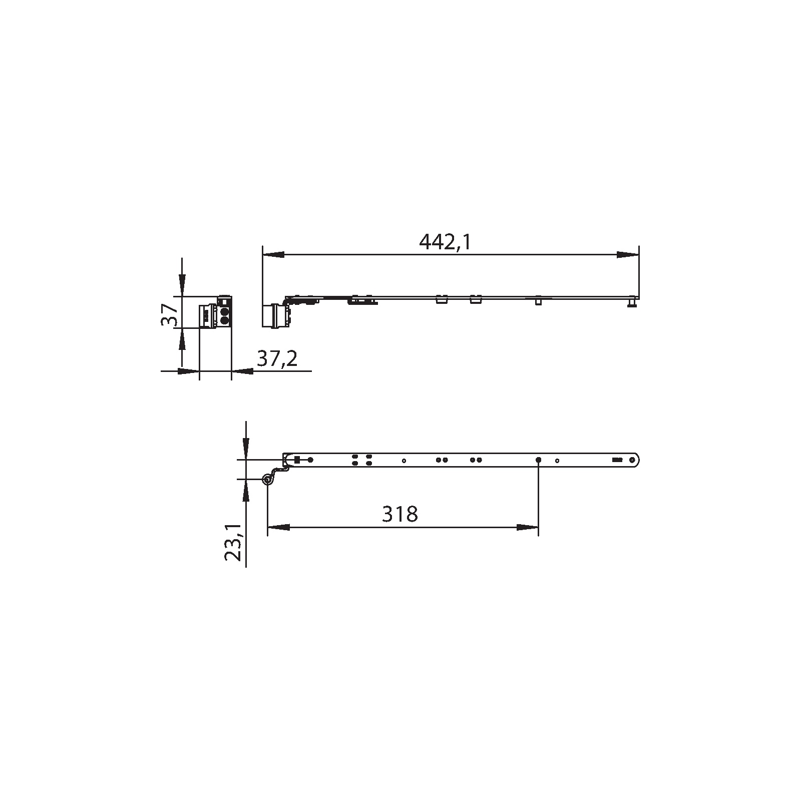 Winkhaus Schere SH2.T.E.18-13-12.LS